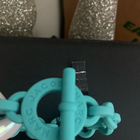 Turquoise Chain Bracelet with Charm - Picture 6 of 8